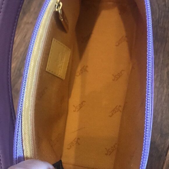 Icon Los Angeles purple painted leather bag! - Picture 6 of 7